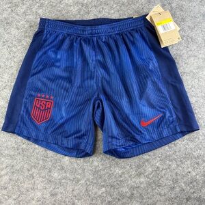 NIKE USA SOCCER SHORTS WOMENS SIZE SMALL BLUE/RED DR4014-406
